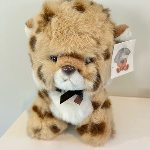 NWT Vintage Gund Plush Animal Cheetah Leopard Cub Cat 1982 80s Stuffed Animal